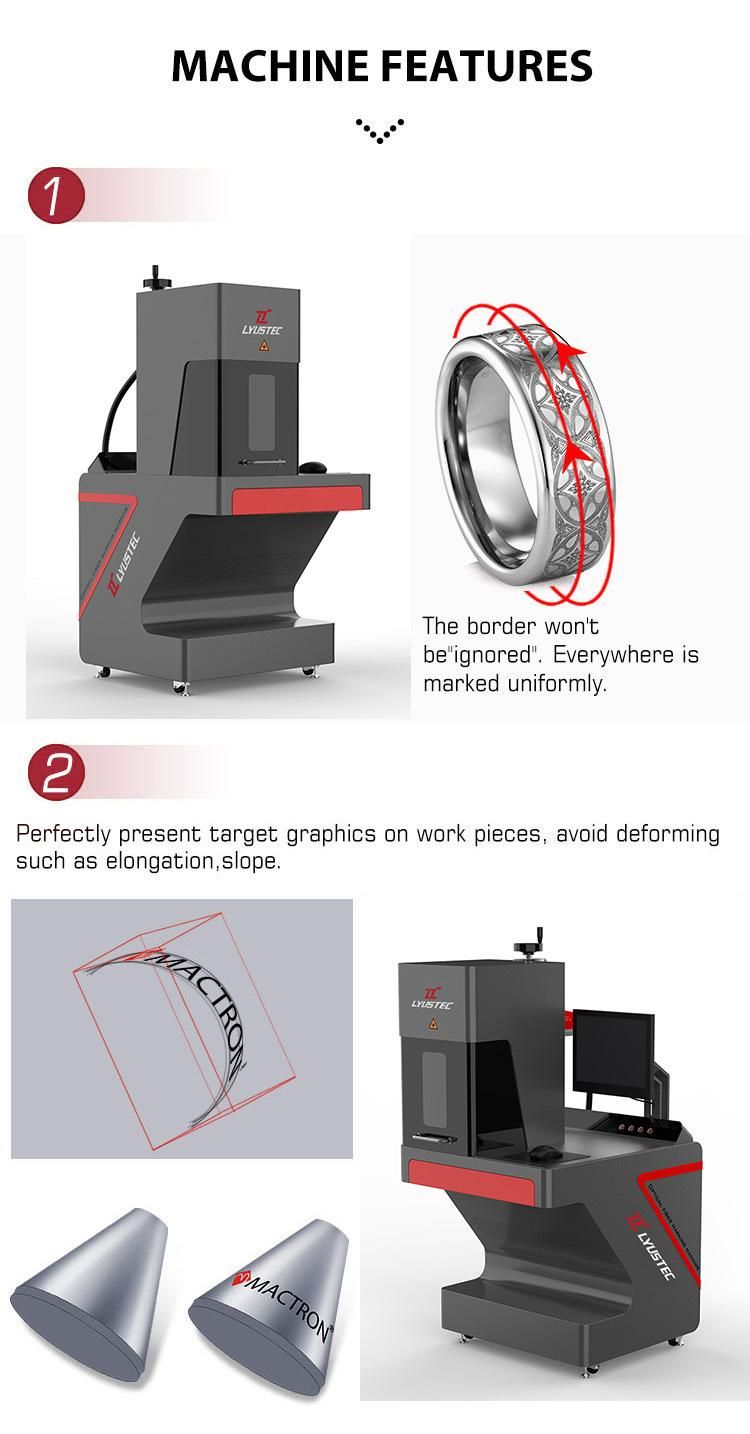 Stainless Steel Fiber Laser Marking Machine Printer Machine for Metal