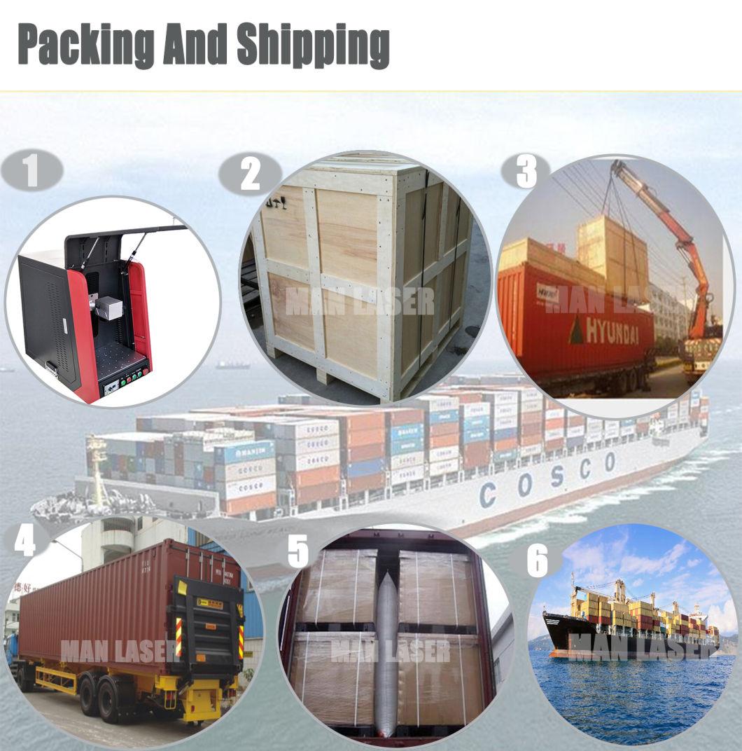 10W Raycus Mini Fiber Laser Marking Machine for Metal Knife