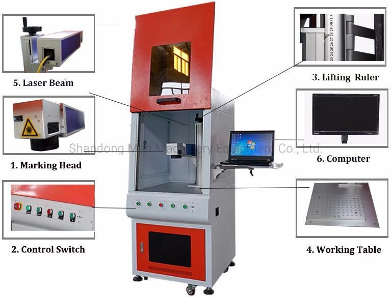 Davi CO2 Laser Marking Machine for Wooden/Acrylic/Leather