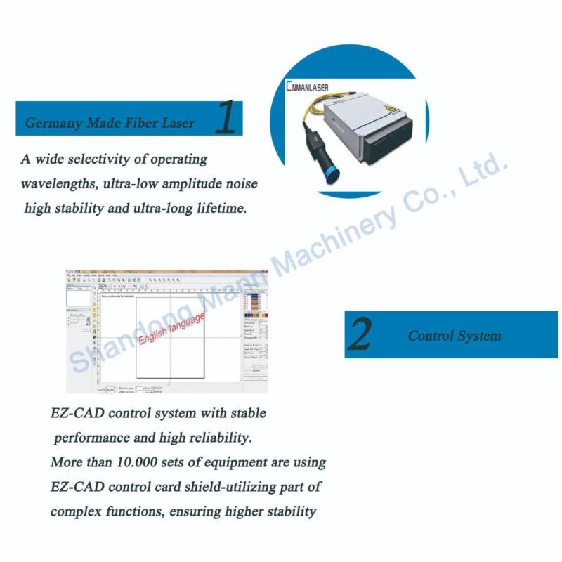 Production Line Flight Laser Marking Machine with LCD Touch Screen