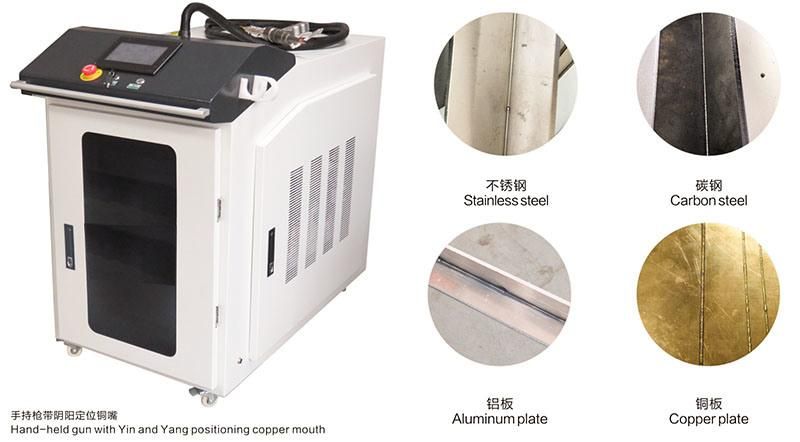 Handheld Laser Welding Machine 1000W 1500W Fiber Handy Laser Welder for Metal Hand Held Gun