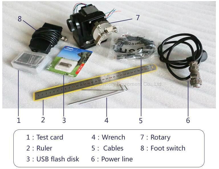 Metal Card Steel Photo Mini 20W Fiber Laser Marking Machine Price