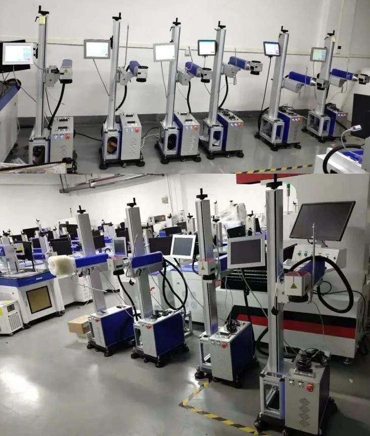 Dapenglaser Fast Speed Flying Conveyor CO2 Laser Printing Engraving Marking Machine