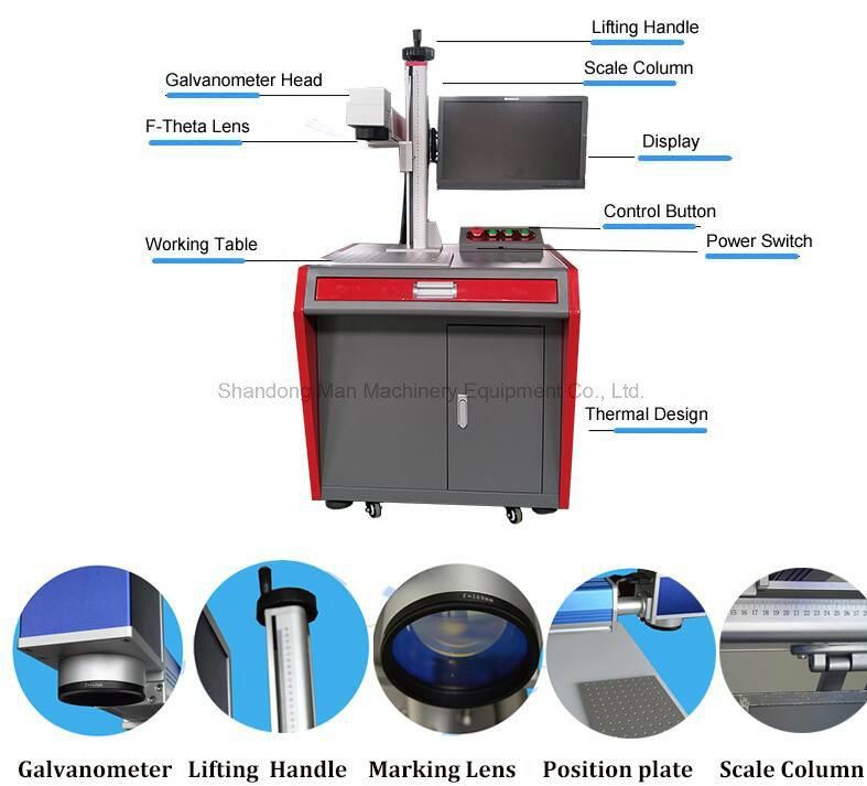 Desktop 20W Fiber Laser Marking Machine for Metal Jewelry Rings