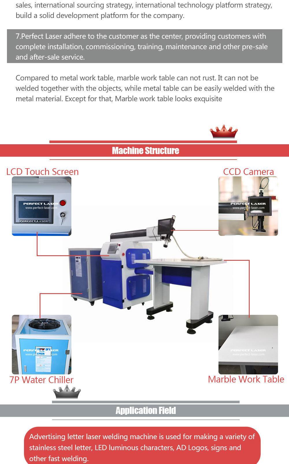 Stainless Steel Channel Letter Welding Machine with Ce ISO