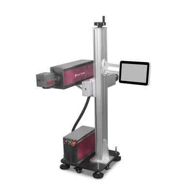 Fly Split CO2 Laser Marking Engraving Machine for Plastic