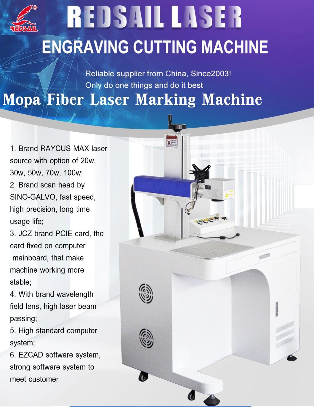 Laser-20W 30W 50W 100 Watts Metal Stainless Steel Brass Ipg/Raycus/Max/Jpt/Mopa Fiber CNC Laser Marker Engraving Marking Etching Machines Price