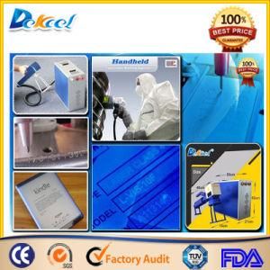 Good Quality Handheld Portable Metal Fiber Laser Marking Machine Dek-20wf