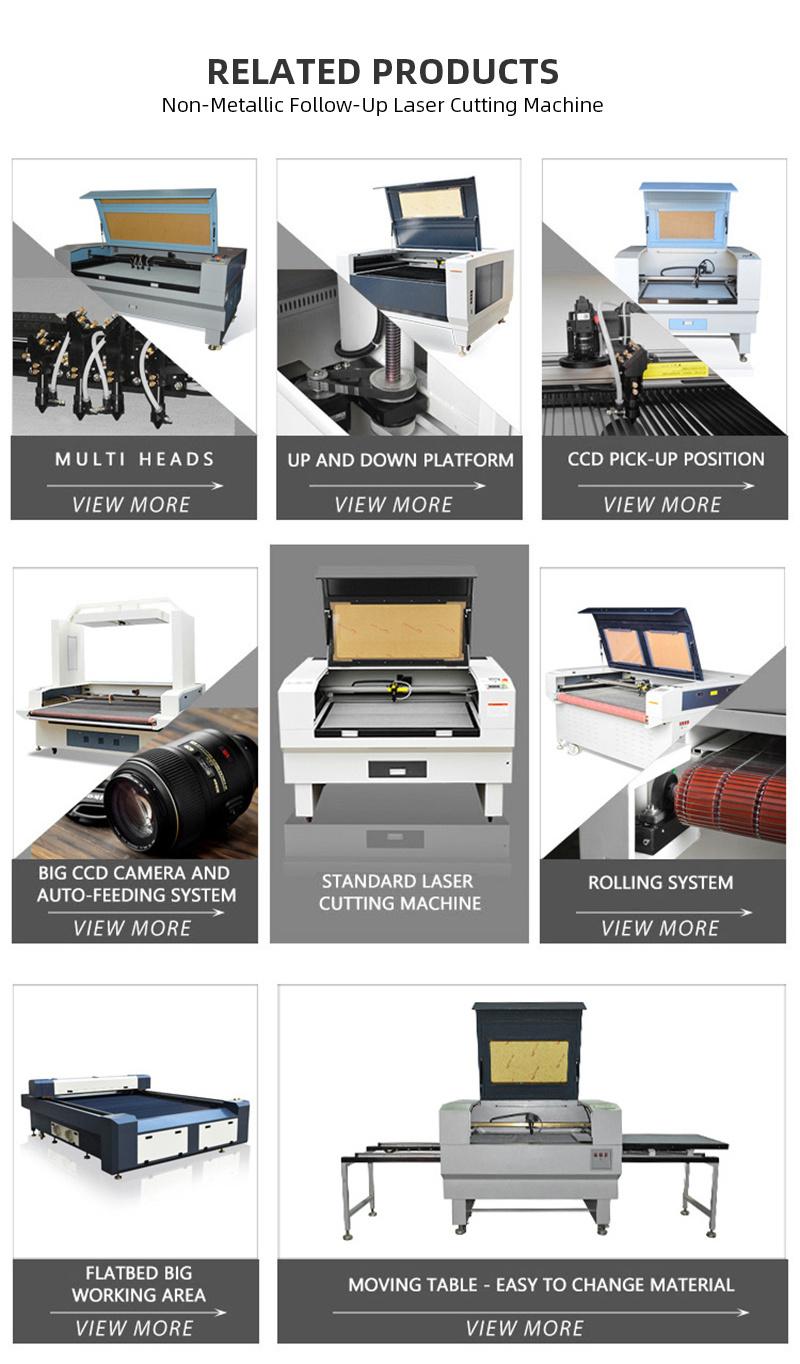 6090 80W High Quality Auto Focus Wood Laser Cutting and Engraving Machine