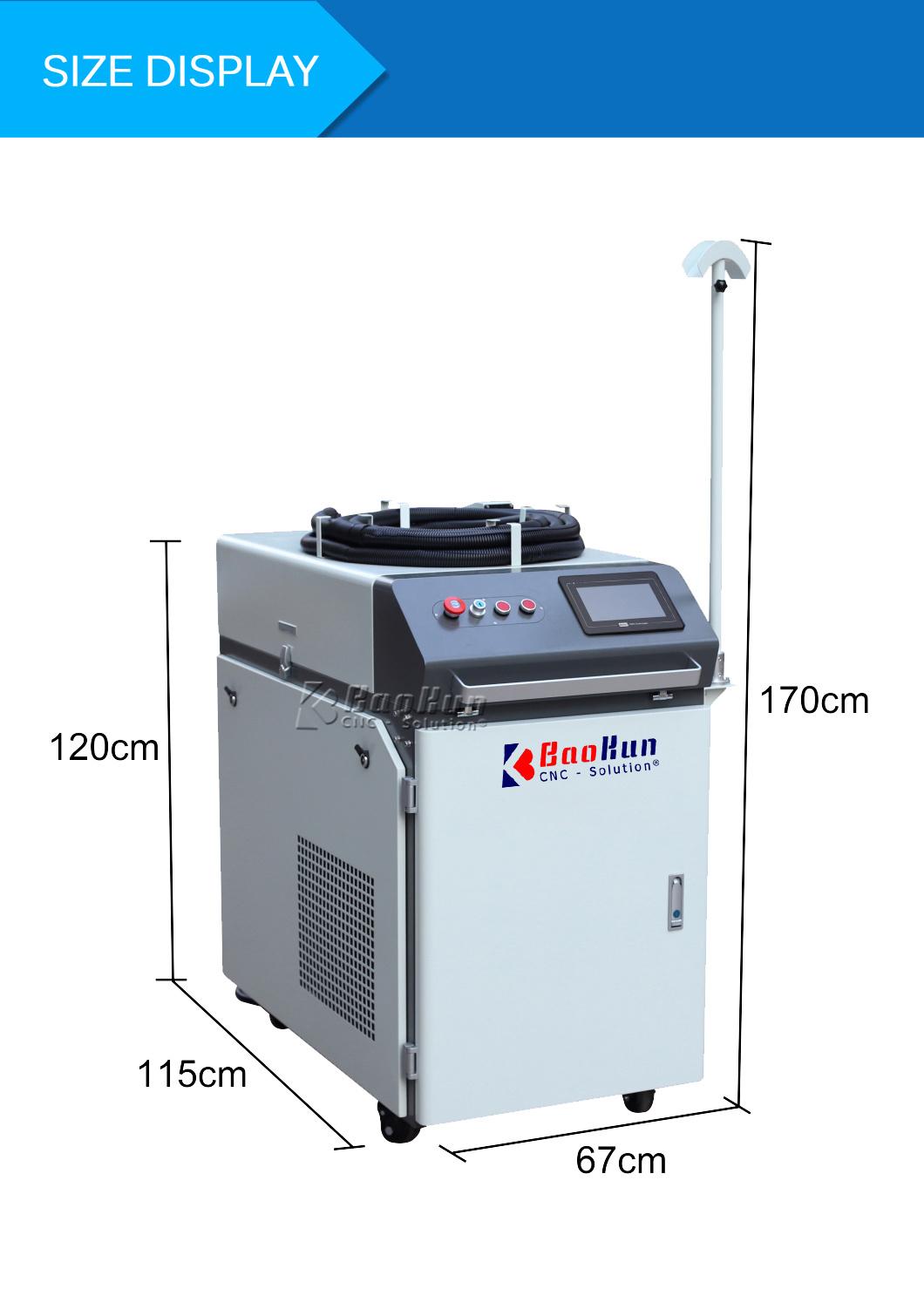 Lowest Consumption CNC Laser 1kw Welding Equipment for Steel