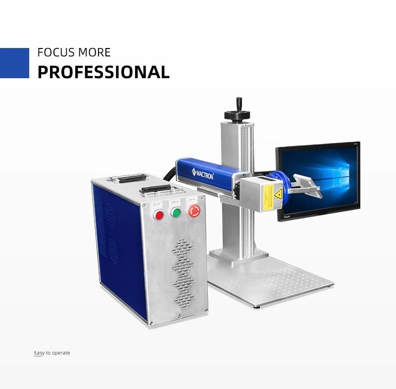 Wholesale Desktop Raycus/Jpt Split Fiber Laser Marking Engraving Machine 30W Laser Marking Machine for Ring Lettering
