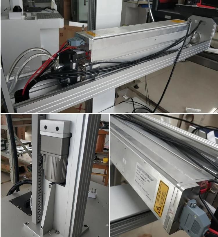 Dynamic Mold Coin 3D Metal Curved Circular 50W 100W Raycus Jpt Fiber Laser Marking Machine