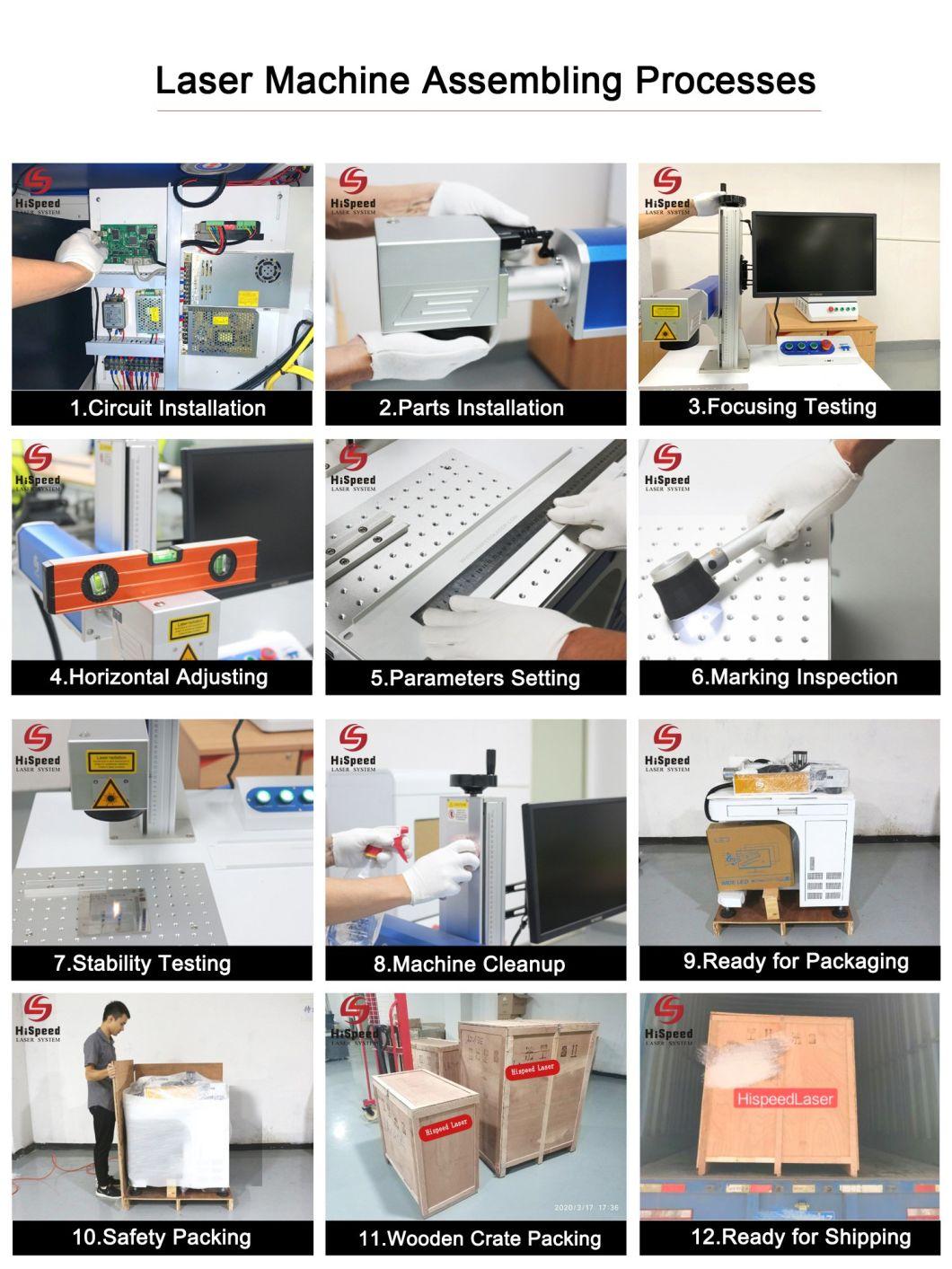 Optional Engraving Range Ultrahigh Fineness Portable Laser Marking Engraving Equipment