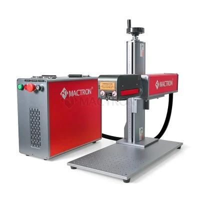 Laser Desktop 3D Fiber Laser Marking Machine for Metal Sliver Gold Surface Engraving