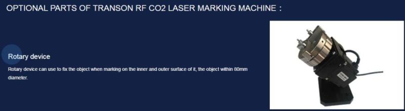 Davi 60W Metal Tube CO2 Nonmetal Laser Marking Engraving Machine