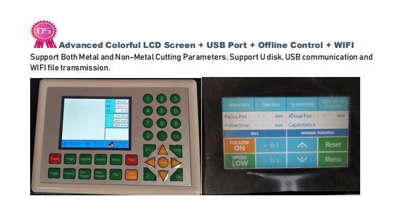 Manufacturer of CNC Laser Cutter 300W 500W 600W for Metal Nonmetals