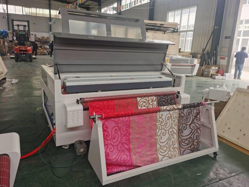 Auto Feeding CO2 Laser Cutting Machine for Cloth Fabric Leather Fiberglass Fabric Garments with CCD