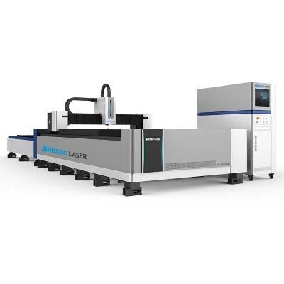 China Manufacturer High Power Fiber Laser Engraving Machine with Exchange Platforms