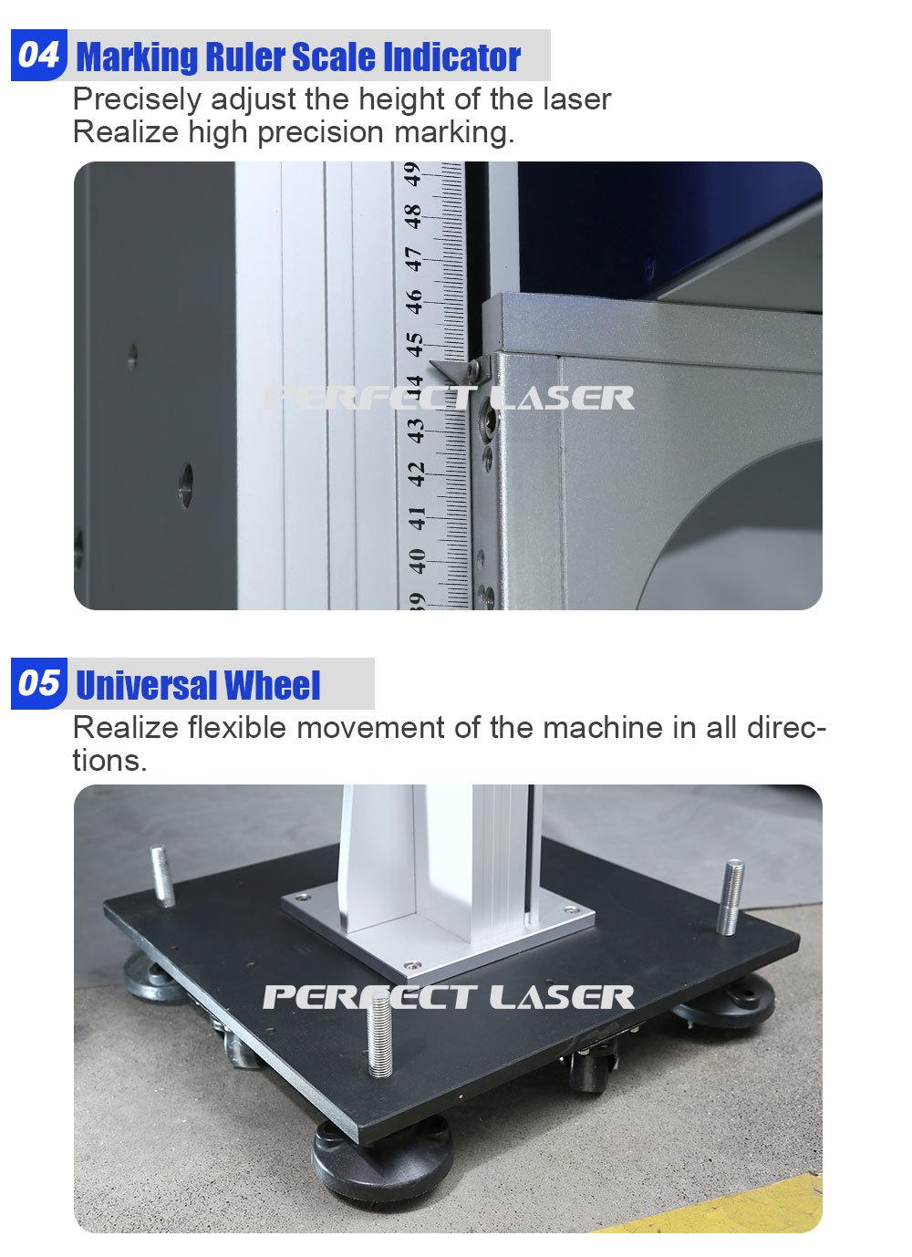 10W 30W 60W CO2 Laser Marking Machine for Plastic Bottle