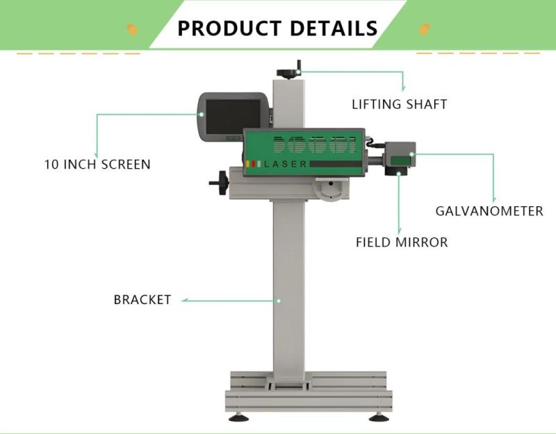 2022 Industrial High Speed UV Flying Laser Marking Machine Laser Engraver for Metal Marking