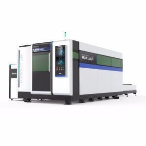 4000W CNC Sheet Metal Plate Fiber Laser Cutting Machine with Full Cover Protection