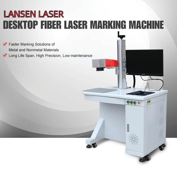 High Quality Product 100W Desktop Fiber Laser Marking Machine