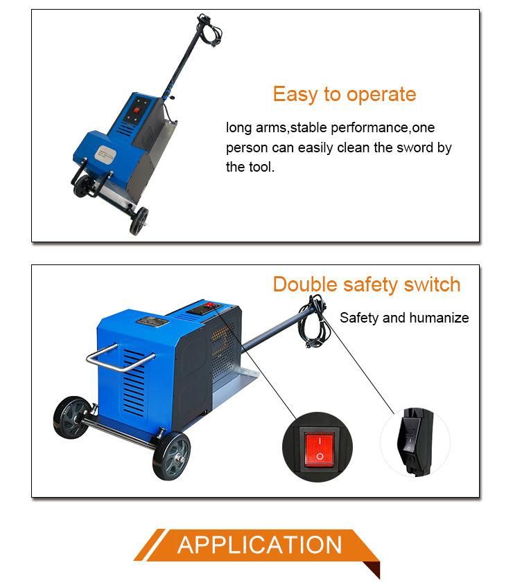 One Person Operation Various Cutters Size Slat Slag Cleaner