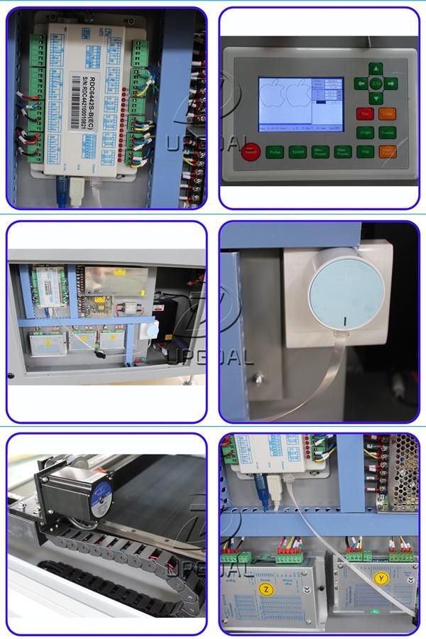 15-20mm Thickness Acrylic CO2 Laser Cutting Machine 130W with Air Filter