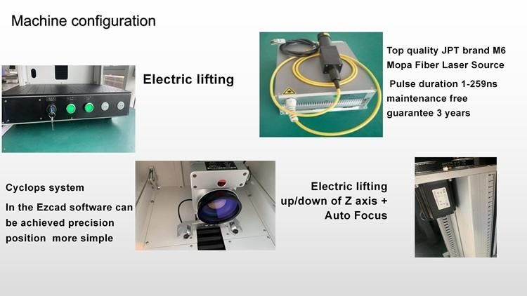 Mini Metal Fiber Laser Marker Laser Marking Engraving Etching Laser Machine for Pen Logo Printing Numbering Coding on Plastic Metal
