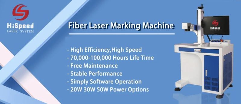 Permanent Marking Color Fiber Laser Marking Machine with Precise Mechanical Structure