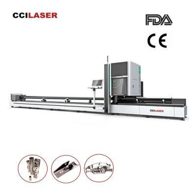 Monthly Deals Chinese Factory Price 1000W 2000W Stainless Steel Metal Pipe Tube CNC Fiber Laser Cutting Machine for Furniture Industry