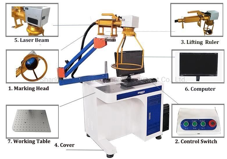 Ezcad Hand-Held Laser Marking Machine for Metal and Nonmetal
