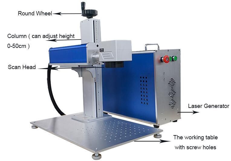 New Style Agent Price 20W Raycus Fiber Laser Marking Machine