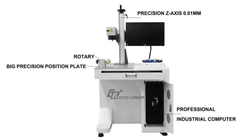 Laser Marking Machine for Sunglasses PVC Bank Card Metal Plastic