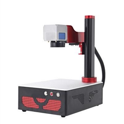 Desktop Fiber Laser Marking Machine with Fast Marking Speed for Logo Marking on Metals