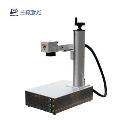 Steel Plastic Electrical Parts IMEI Marking Mini Fiber Laser Marker for Logo