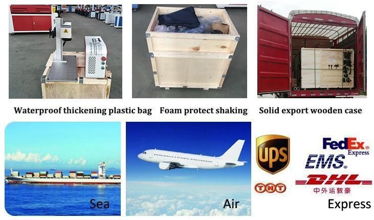 20W Fiber Laser Marking Machine for Metal Steel Nameplate Silver