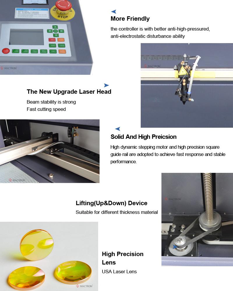 CO2 Laser Engraving Cutting Machine Engraver 100W for Wood
