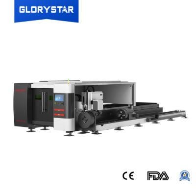 1500X3000mm Fiber Sheet Tube Combine Laser Cutting Machine for Stainless Steel Carbon