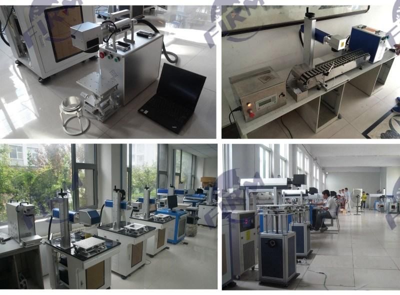 Color Mask 3D Dynamic Raycus 20W 30W 50W Metal Fiber Laser Marking Machine with Rotary