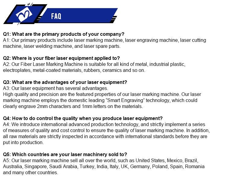 Desktop 30W Logo Car Number Plate Laser Marking Machine for Sale