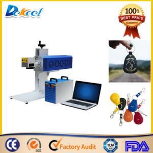 Portable 20W Dekcel CNC Fiber Laser Marking Machine for Leather