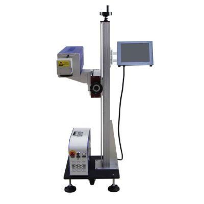 CE/RoHS Non-Metal Engraving 30W 50W CO2 Flying Online Conveyor Belt Laser Marking Machine