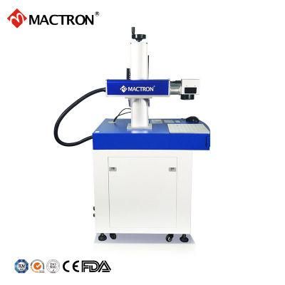 Carbon Steel Fiber Laser Marking Machine with High Speed Galvo Scanner
