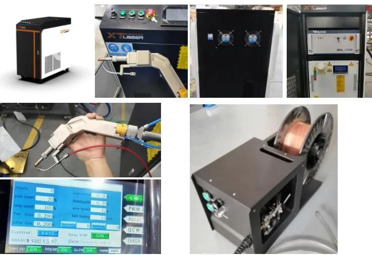 Metal Sheet Welding Handled Fiber Laser Welding Machine 2000W