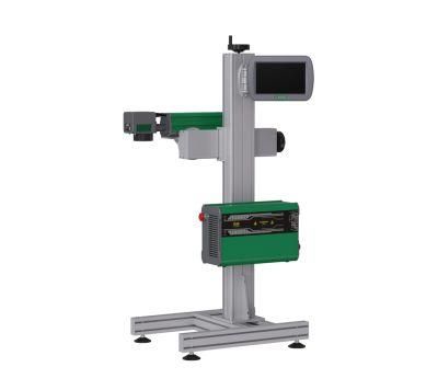 2022 New Design Factory Flying Fiber Laser Machine Online Fast Marking Machine with Conveyor Belt