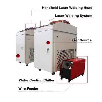 1000W/1500W/2000W Automatic Fiber Continuous Laser Welding Machine for Steel Aluminium Brass