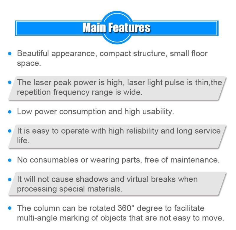 20W Mini Portable Fiber Laser Marking Machine Pedb-100A
