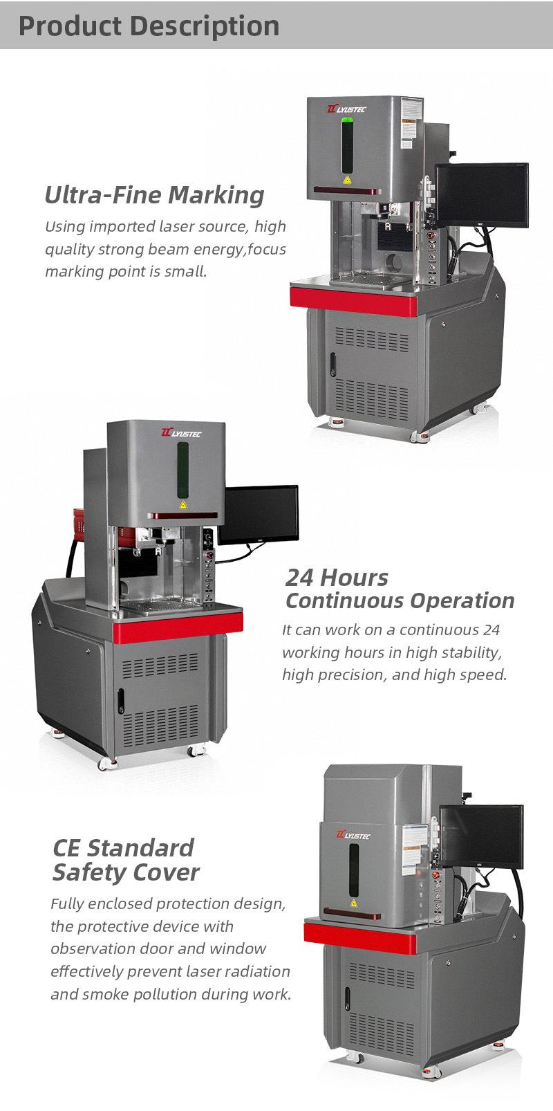 High Speed Low Price CO2 Laser Marking Machine on Fabric