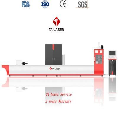 High Quality CNC Metal Steel Pipe and Metal Steel Tube Fiber Laser Cutting Machine